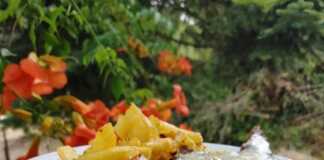 Μπριζόλες με σάλτσα ροκφόρ