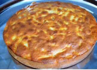 κέικ γιαουρτιού με μήλο