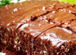 Κέικ με κρέμα και σοκολάτα