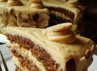 Κέικ με κρέμα καραμέλας