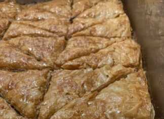 Μπακλαβάς με αμύγδαλα