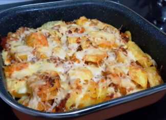 ψητές πατάτες με τυρί