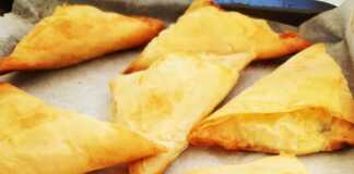 υροπιτακια με τρία τυριά