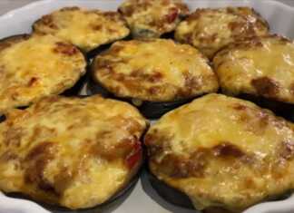 Φέτες Μελιτζάνας Γεμιστές