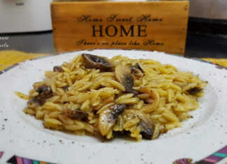 Κριθαρότο με μανιτάρια