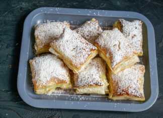 Σφολιατίνια με κρέμα