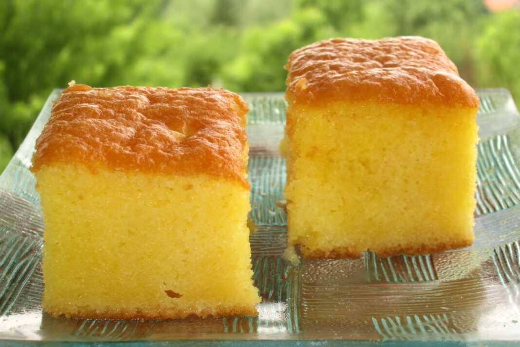 Αφράτο Παντεσπάνι με καρύδα