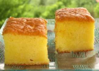 Αφράτο Παντεσπάνι με καρύδα