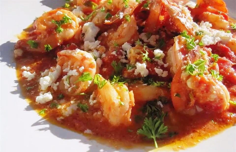 Γαρίδες Σαγανακι01 Γαρίδες Σαγανακι