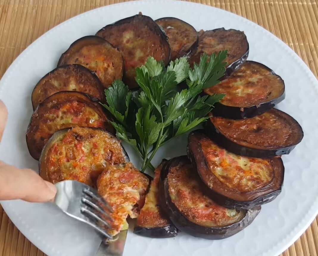 Γεμστες μελιτζάνες0 Γεμιστά δαχτυλίδια μελιτζάνας