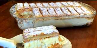 Γλυκό με κρεμα και σφολιατινια