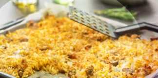 Ζυμαρικά σο Φουρνο με μανιτάρια και μπεσαμελ