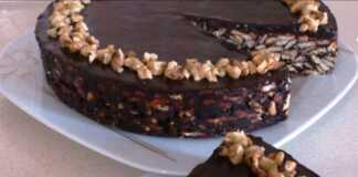 Κεικ Σοκολάτας μωσαικό