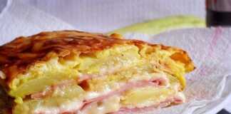 Κολοκύθια με ζαμπόν