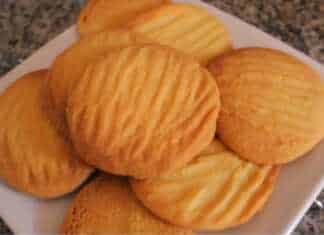 μπισκότα με 3 συστατικά