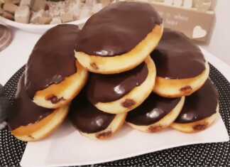 Ντονατς με σοκολάτα