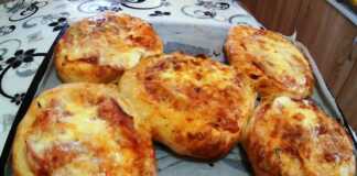 Πίτσα σε φωλιές με φύλλο κρουστας