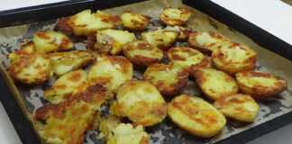 ψητές πατάτες με την φλούδα τους