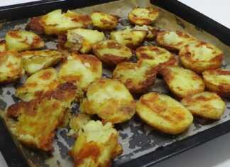 ψητές πατάτες με την φλούδα τους