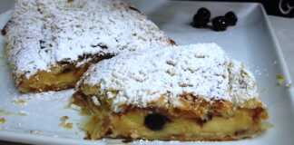 Στρουντελ με κρέμα - μαρμελάδα