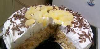 Τουρτα μπισκοτων και Φρούτων