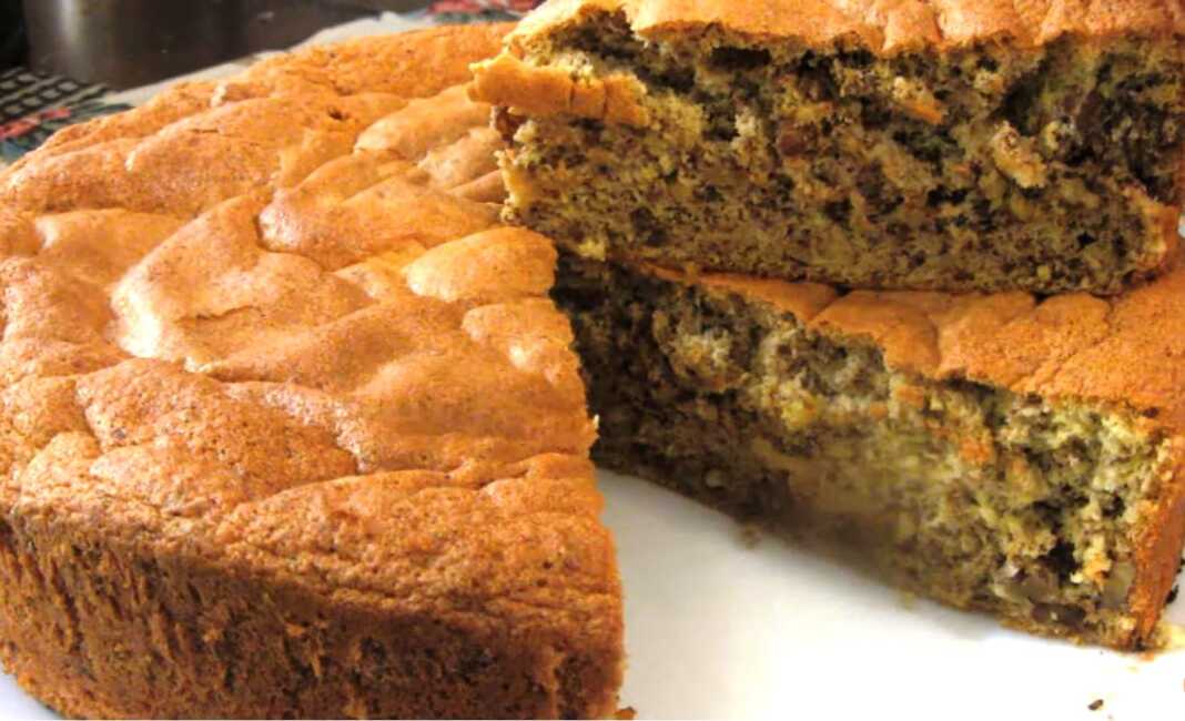 Κέικ με καρύδια