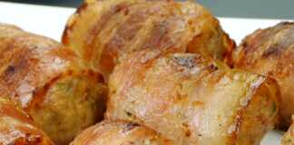 κεφτεδάκια τυλιχτα σε μπεικον