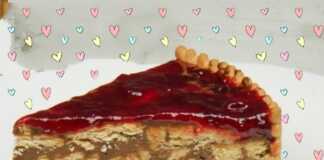 Γιαουρτογλυκό!!! με nutella και μαρμελάδα Ένα στρογγυλό γλυκό ψυγείου με βάση και περίμετρο από μπισκότα πτι μπερ, μια στρώση σοκολατένιου μείγματος γιαουρτιού και μια στρώση κόκκινης μαρμελάδας στην κορυφή.