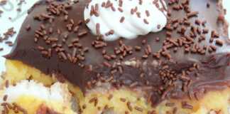 Γλυκό ψυγείου με σοκολάτα και κρεμα πορτοκάλι