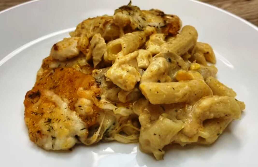 Μακαρονια φουρνο με πατατες