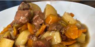Μοσχαράκι Με πατάτες και καρότο