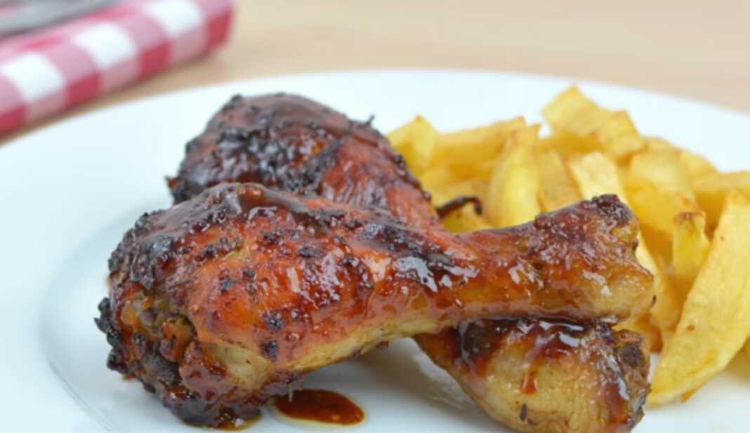 Μπουτάκια κοτόπουλου με μουστάρδα και μέλι