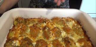 Πατατες με φέτα και κιτρινο τυρί