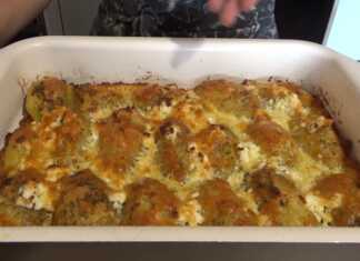 Πατατες με φέτα και κιτρινο τυρί