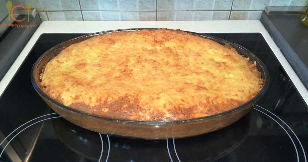 Σουφλε πατατας με αλλαντικά0 Σουφλε πατατας με αλλαντικά