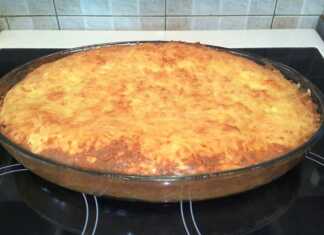 Σουφλε πατατας με αλλαντικά