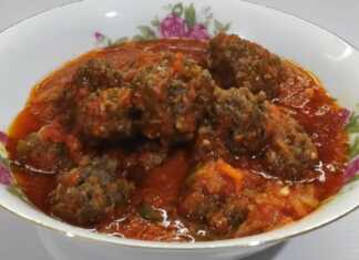 κεφτεδάκια με σάλτσα