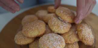 Μπισκότα καρύδας με μόνο 3 υλικά μπισκοτάκια καρύδας