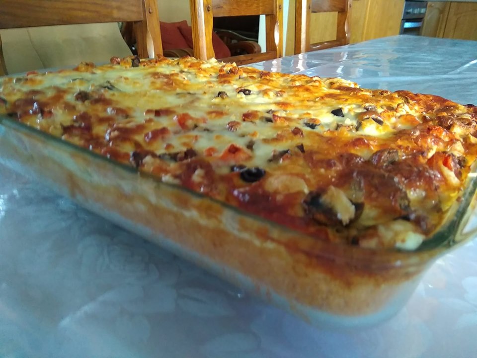 πιτσα στο ταψί πιτσα στο ταψί