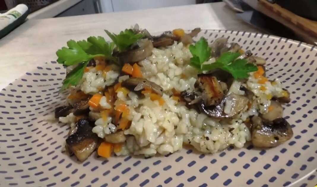 ρυζι με μανιταρια