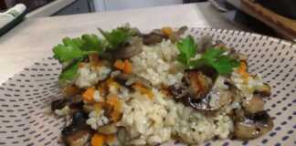 ρυζι με μανιταρια