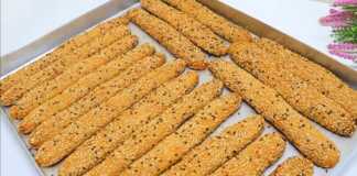 Κριτσίνια με σουσάμι