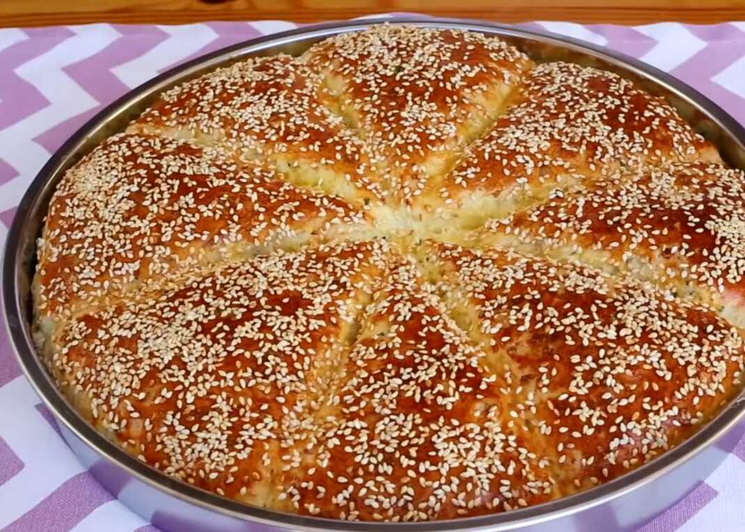 ψωμί με μαιντανό Αφράτο ψωμί με μαιντανό