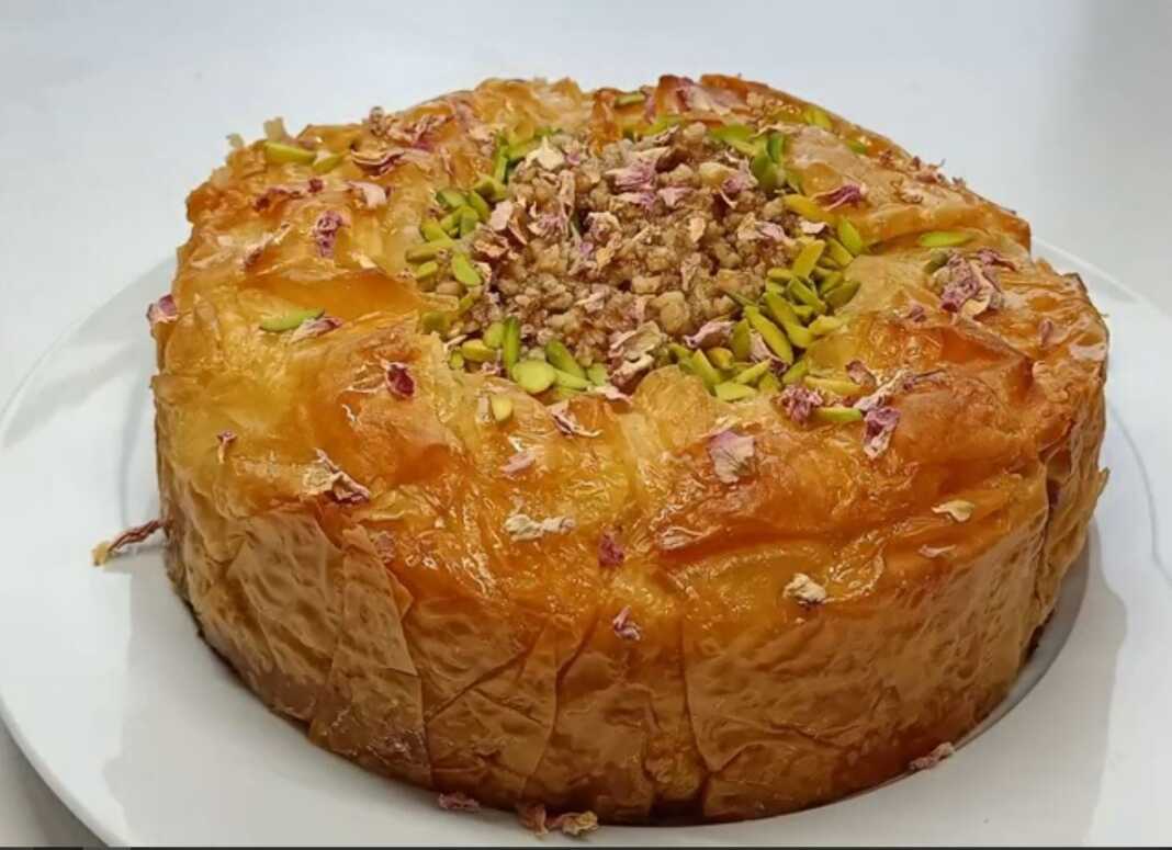 cheeseCake μπακλαβα cheeseCake μπακλαβα