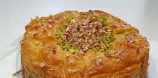 cheeseCake μπακλαβα