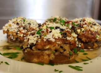 Γεμιστα Μανιτάρια με κιμά και μπροκολο