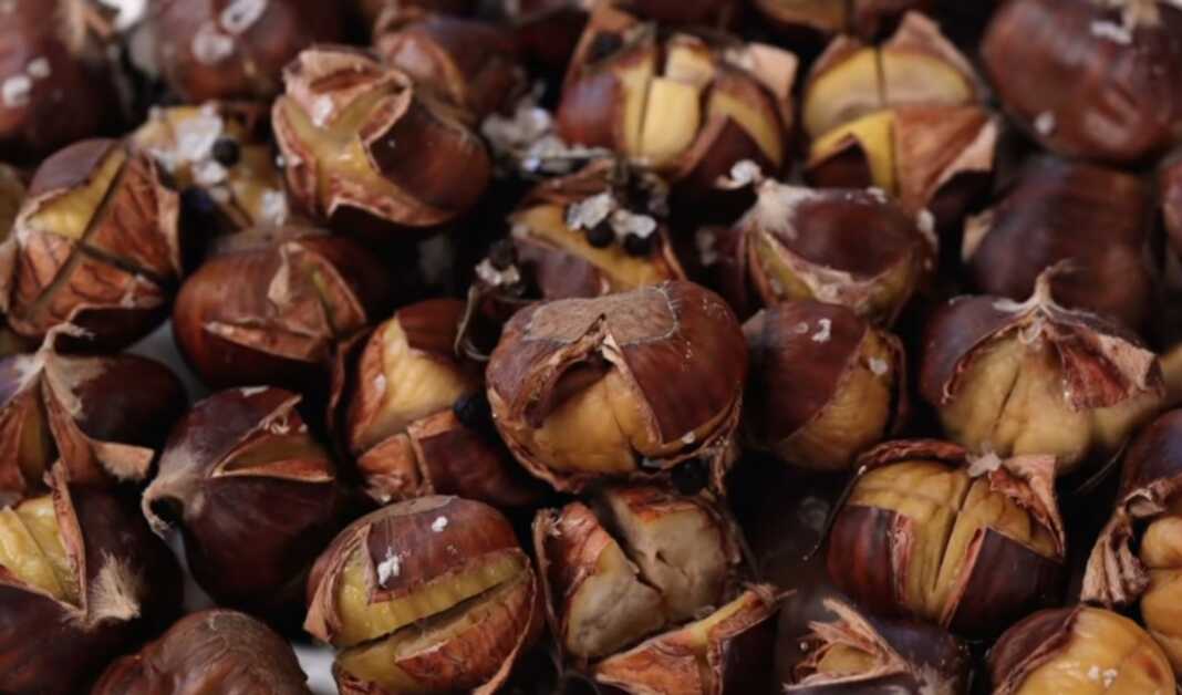 Κάστανα5 Κάστανα στο φούρνο