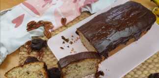 Κέικ με σοκολάτα και μπανάνα