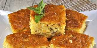 Κεικ με καρυδια και καροτο