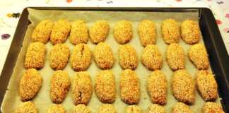 Κουλουράκια με καρύδια, σταφίδες και μέλι